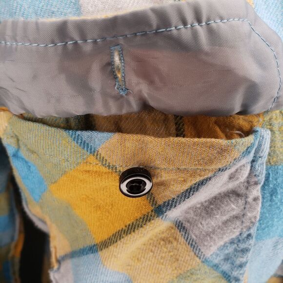 90s Burton Plaid Buttonup Overshirt - Picture 7 of 9